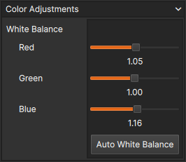 Color Adjust Pane