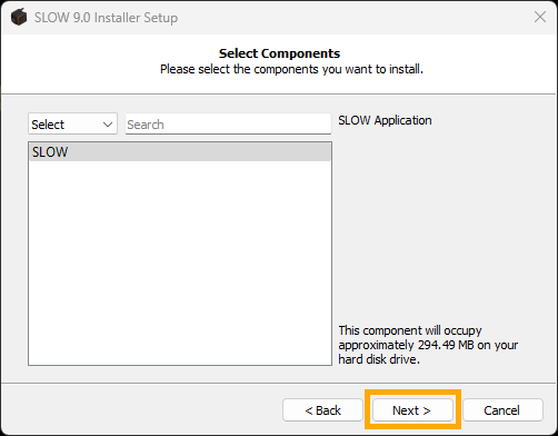 SLOW Install-Extraction