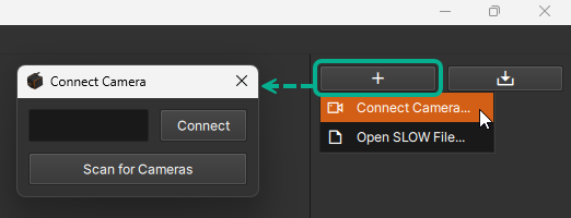 Connect Camera Options